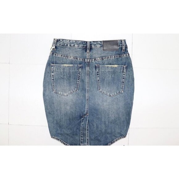 ONE X One Teaspoon Women's Jean Mini Skirt Size 26 - Picture 2 of 5